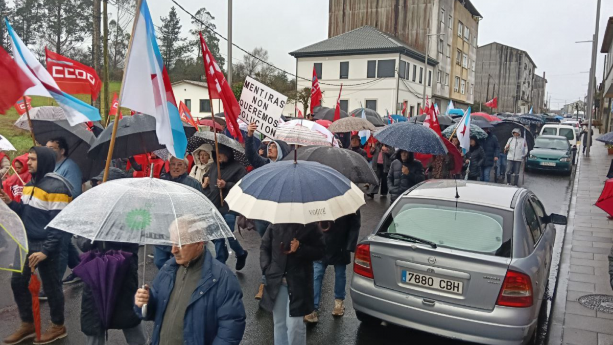 Manifestación Losán Galicia