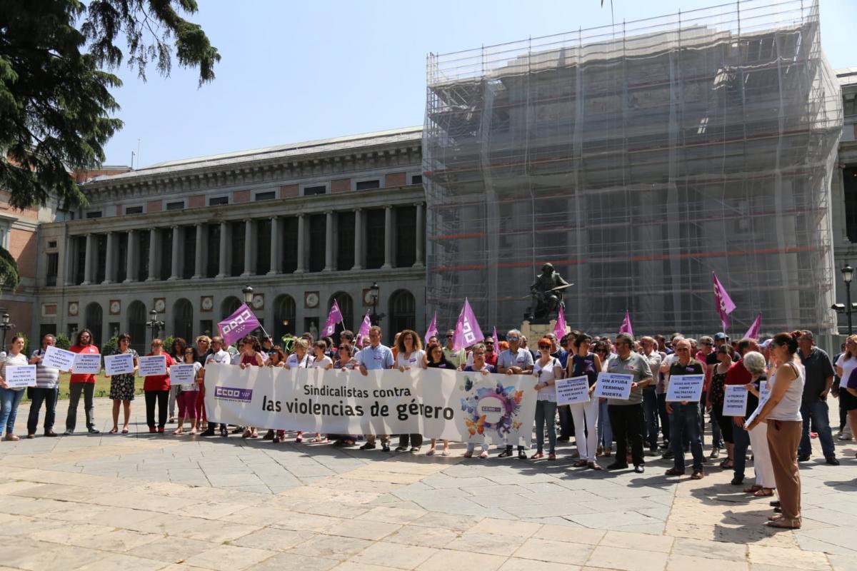 Concentración contra el terrorismo machista