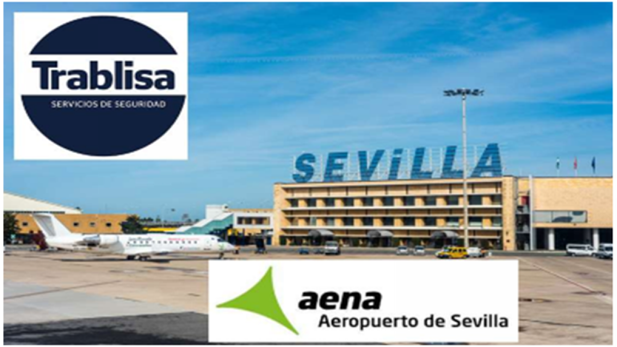 Concentraciones por los auxiliares de servicios despedidos en el aeropuerto de Sevilla