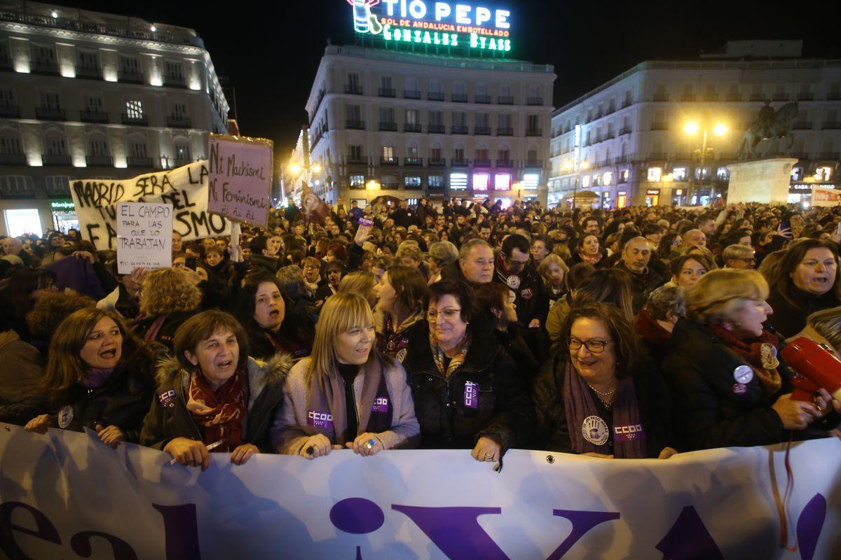 Concentración feminista en Madrid: ¡Ni un paso atrás en derechos!