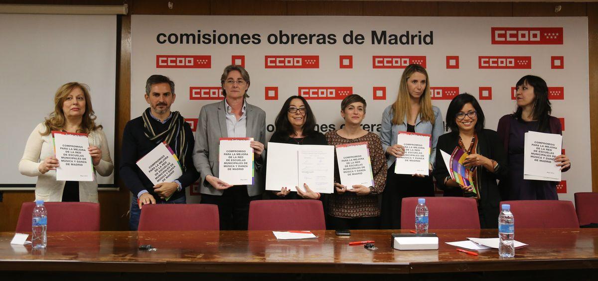 Compromiso político para mejorar las condiciones laborales en la Escuelas de Música y Danza