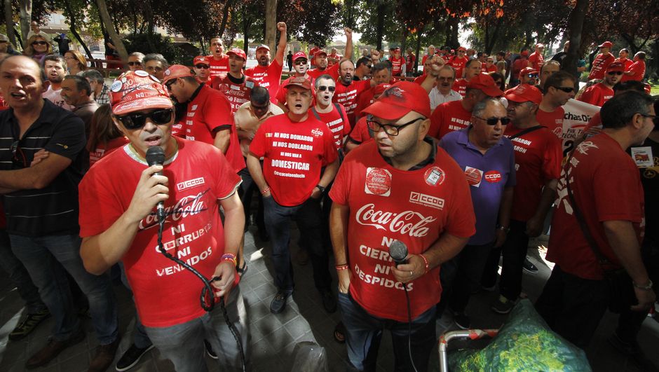 Concentración en apoyo a Juan Carlos Asenjo y en defensa del derecho de huelga