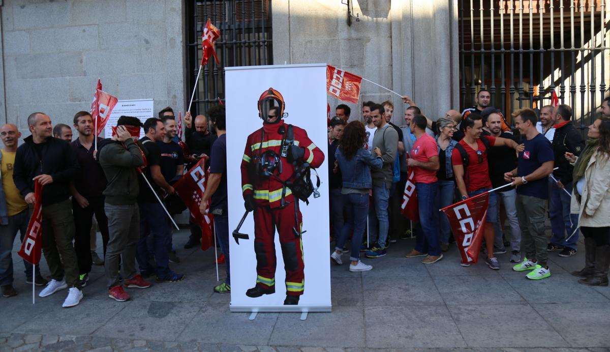 La plantilla de mantenimiento de los túneles de la M30 convoca concentraciones ante el Ayuntamiento de Madrid