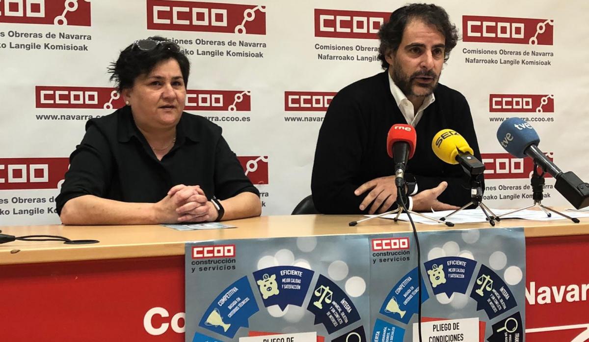 Rueda de prensa presentación del Observatorio Sectorial de la Contratación Pública en Navarra