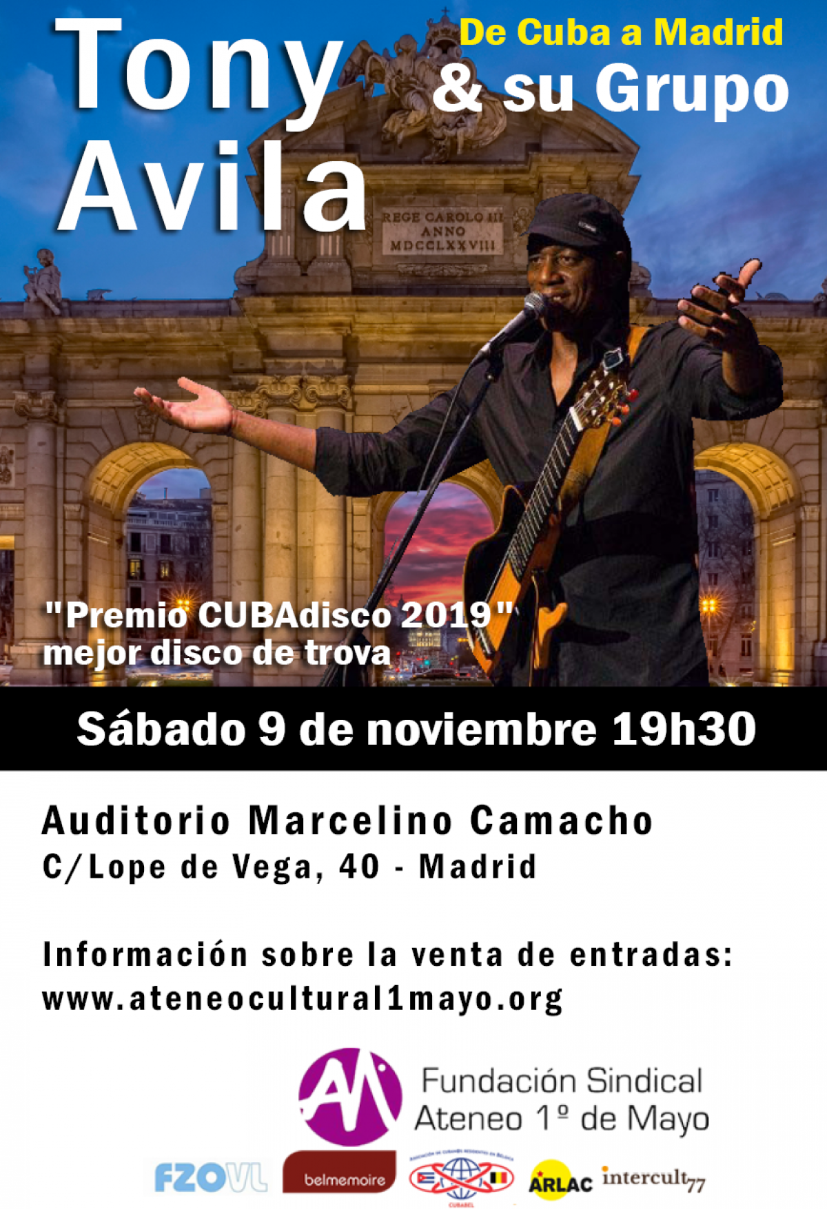 Tony Ávila en Madrid