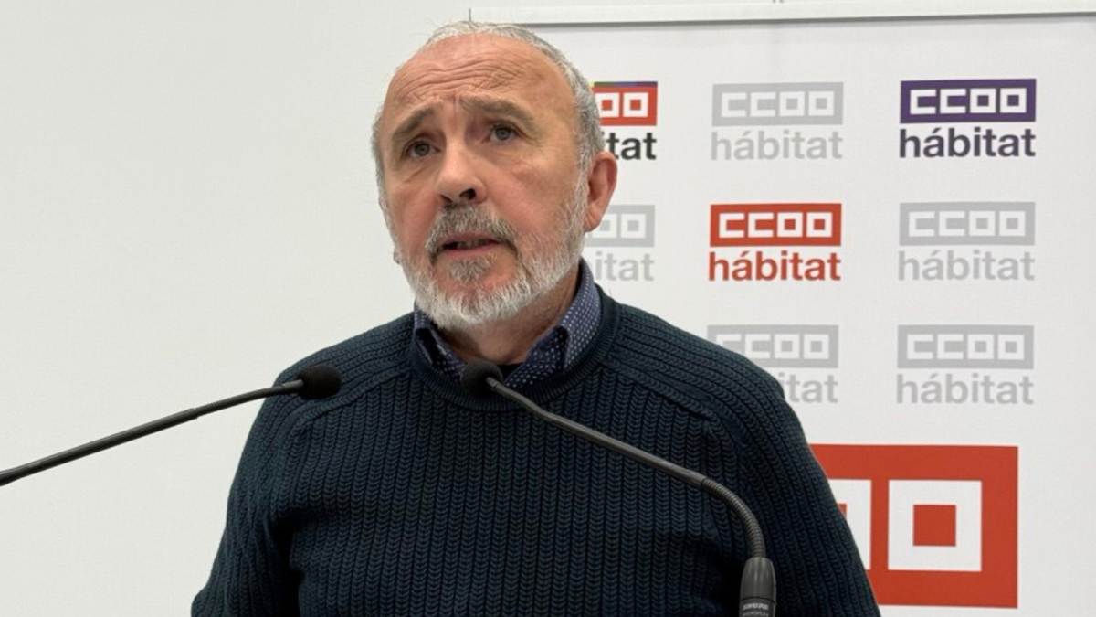 Josep Albors Ferrandis, secretario general de CCOO del Hábitat del País Valencià.