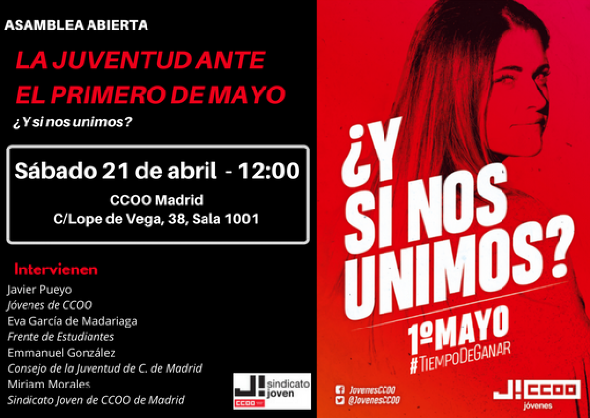 Asamblea Abierta: La juventud ante el 1º de Mayo