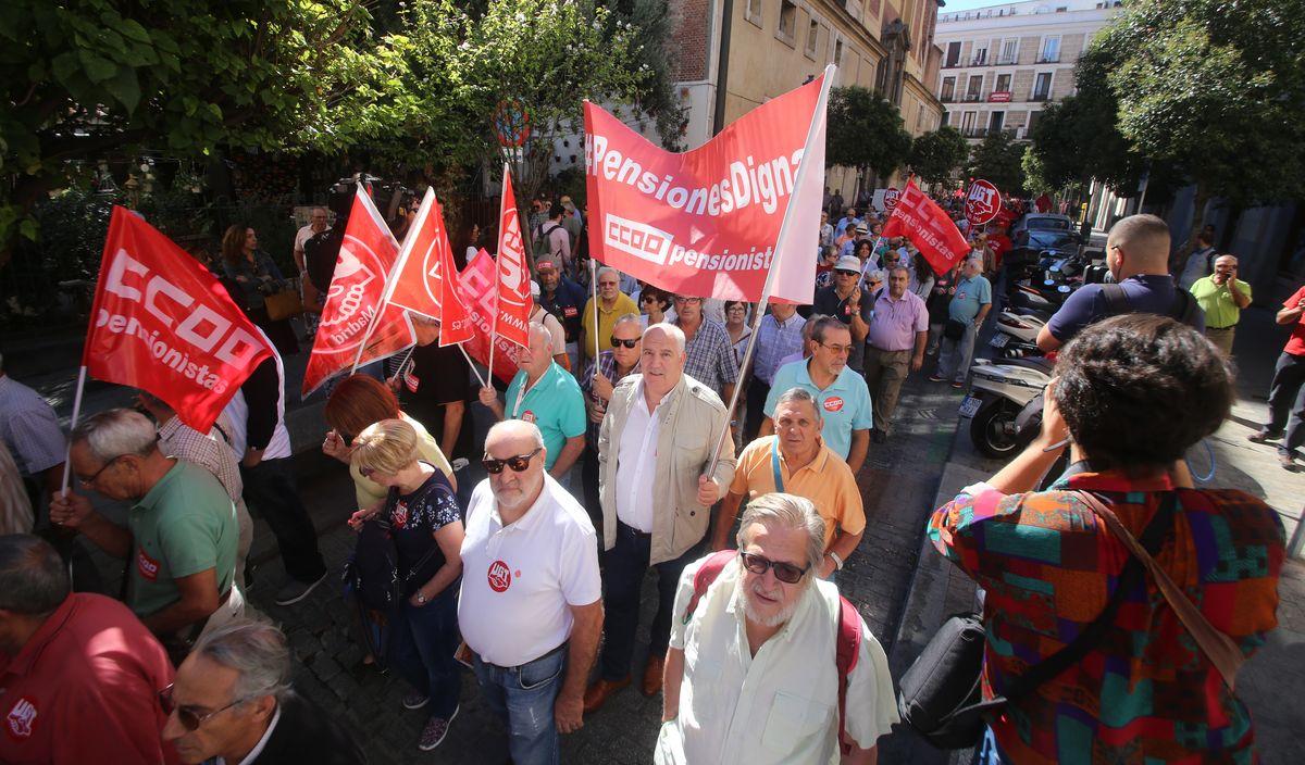 Manifestación por las pensiones presentes y futuras, 1-10-2018