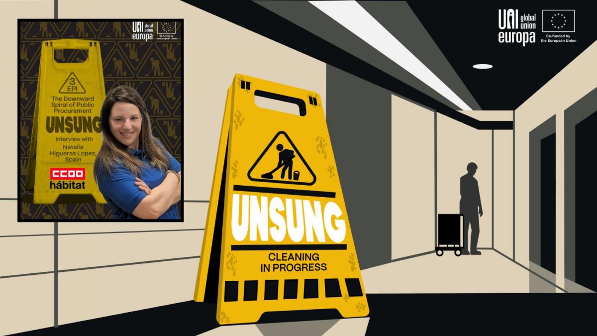 El podcast de Uni Europa aborda el impacto de la contratación pública en las condiciones laborales del sector de la limpieza