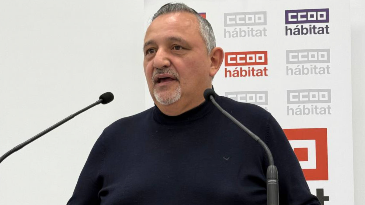 Pedro Garijo Casado, secretario general de CCOO del Hábitat de Madrid