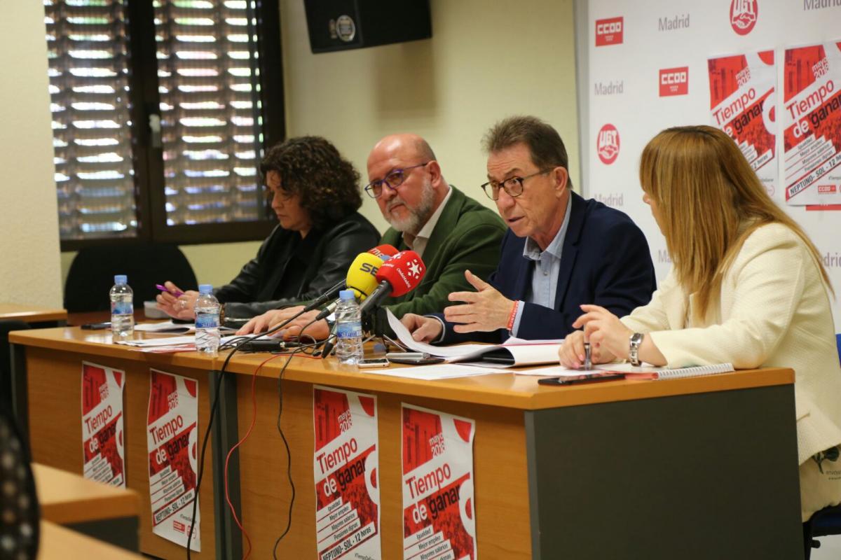 Igualdad, pensiones, salarios y empleo, ejes del próximo 1º de Mayo en Madrid