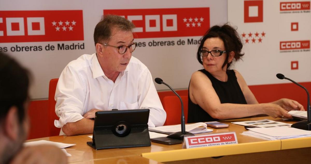 Jaime Cedrún e Isabel Galbín en la rueda de prensa inicio curso escolar