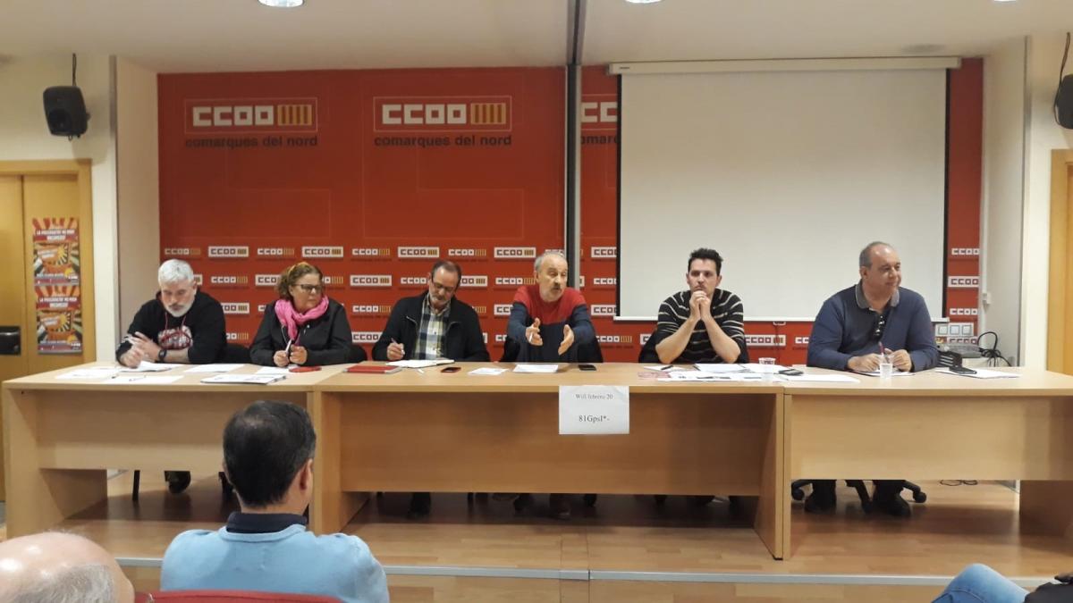 Asamblea de delegados y delegadas del sector del azulejo en Castellón