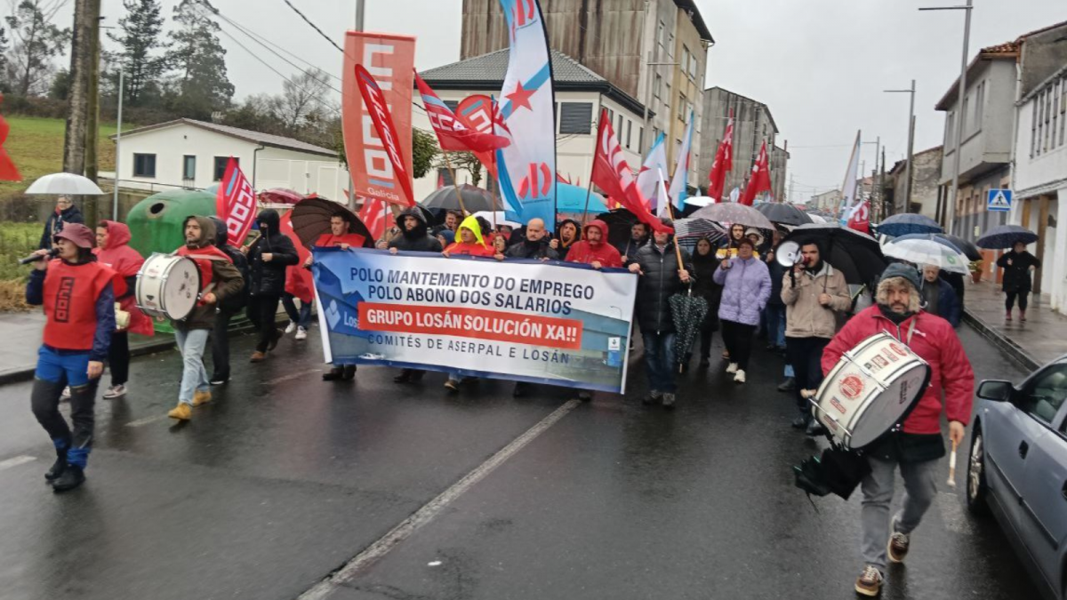 Manifestación Losán Galicia