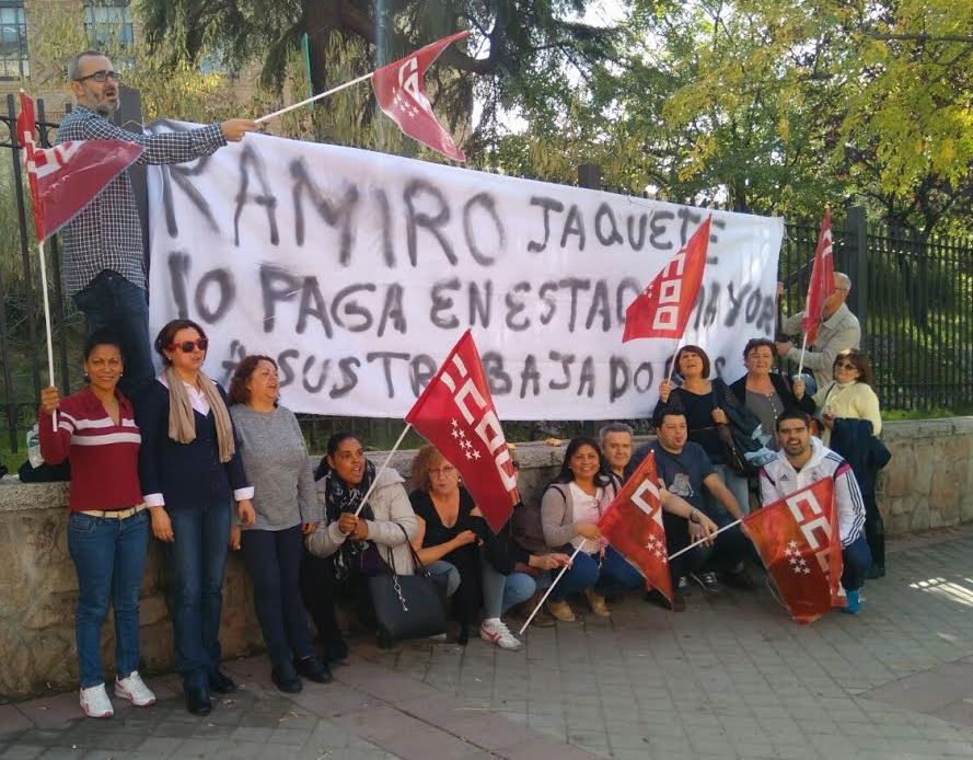 Huelga en la cafetería y restaurante del Estado Mayor de la Defensa