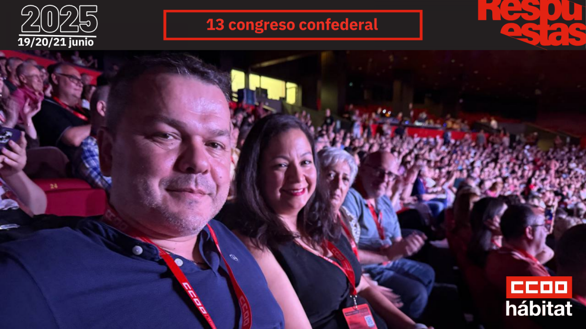 CCOO del Hbitat en el 13 Congreso Confederal