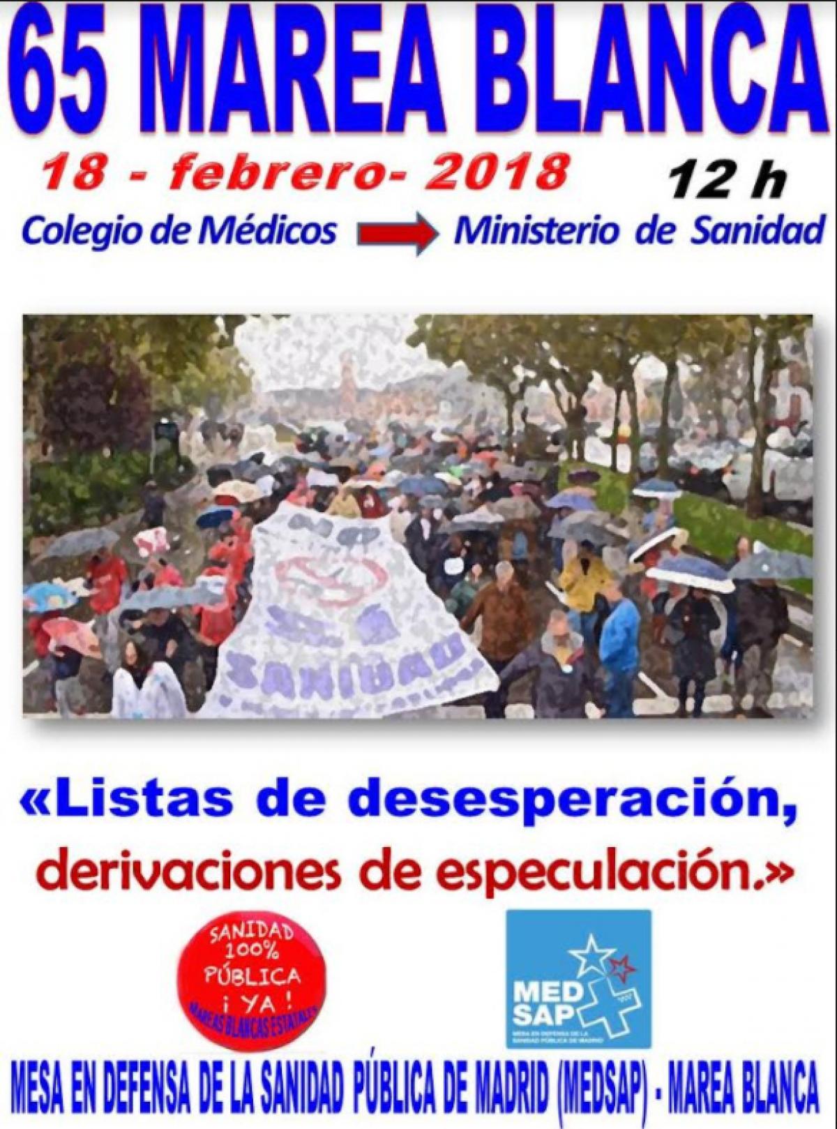 Marea Blanca en defensa de la sanidad pública