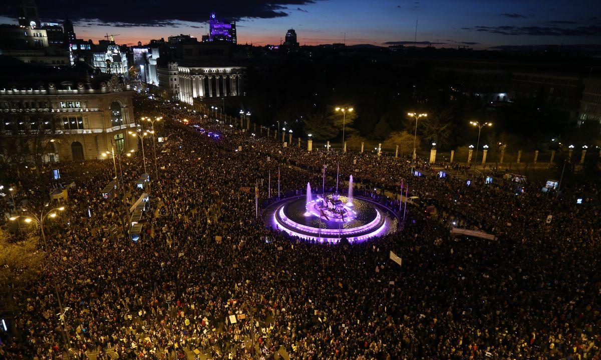 Manifestacion 8M, Día Internacional de la Mujer Trabajadora, Madrid 2019