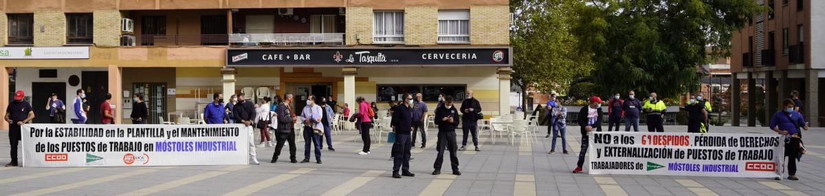 La plantilla de MOINSA este lunes en Móstoles
