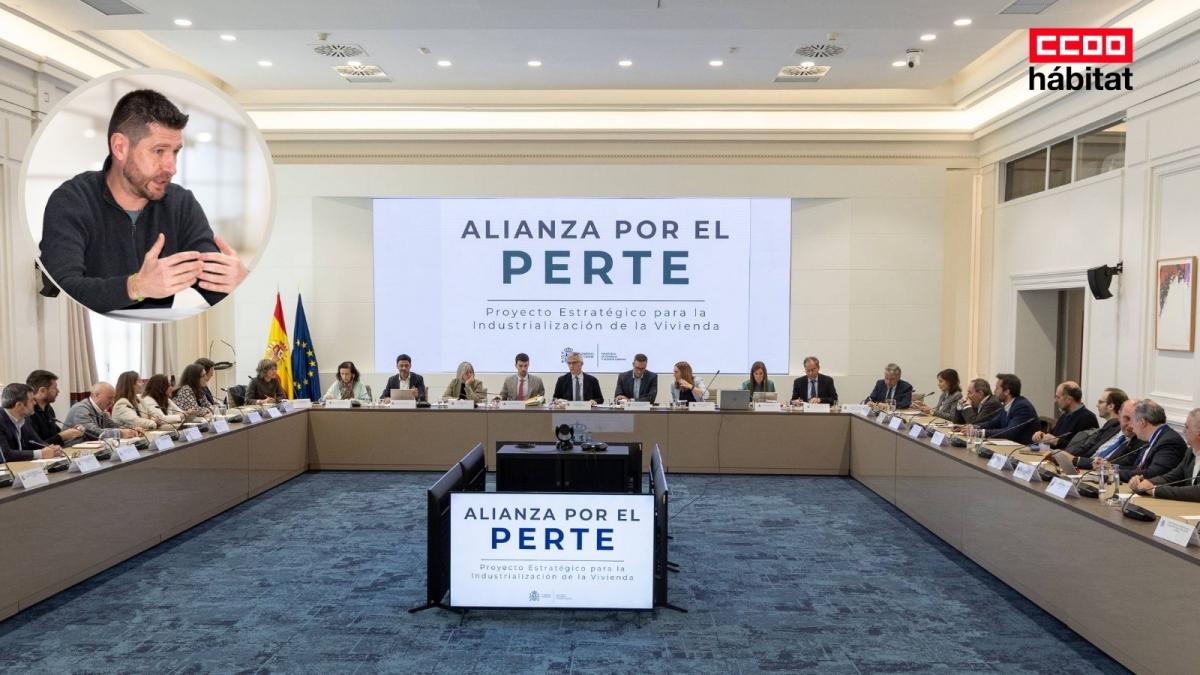 CCOO del Hábitat participa en la puesta en marcha de la Alianza por el PERTE de la industrialización de la construcción.