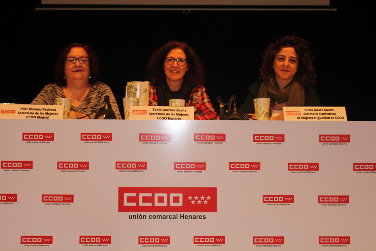 Pilar Morales, Tania Sánchez Aceña y Elena Blasco