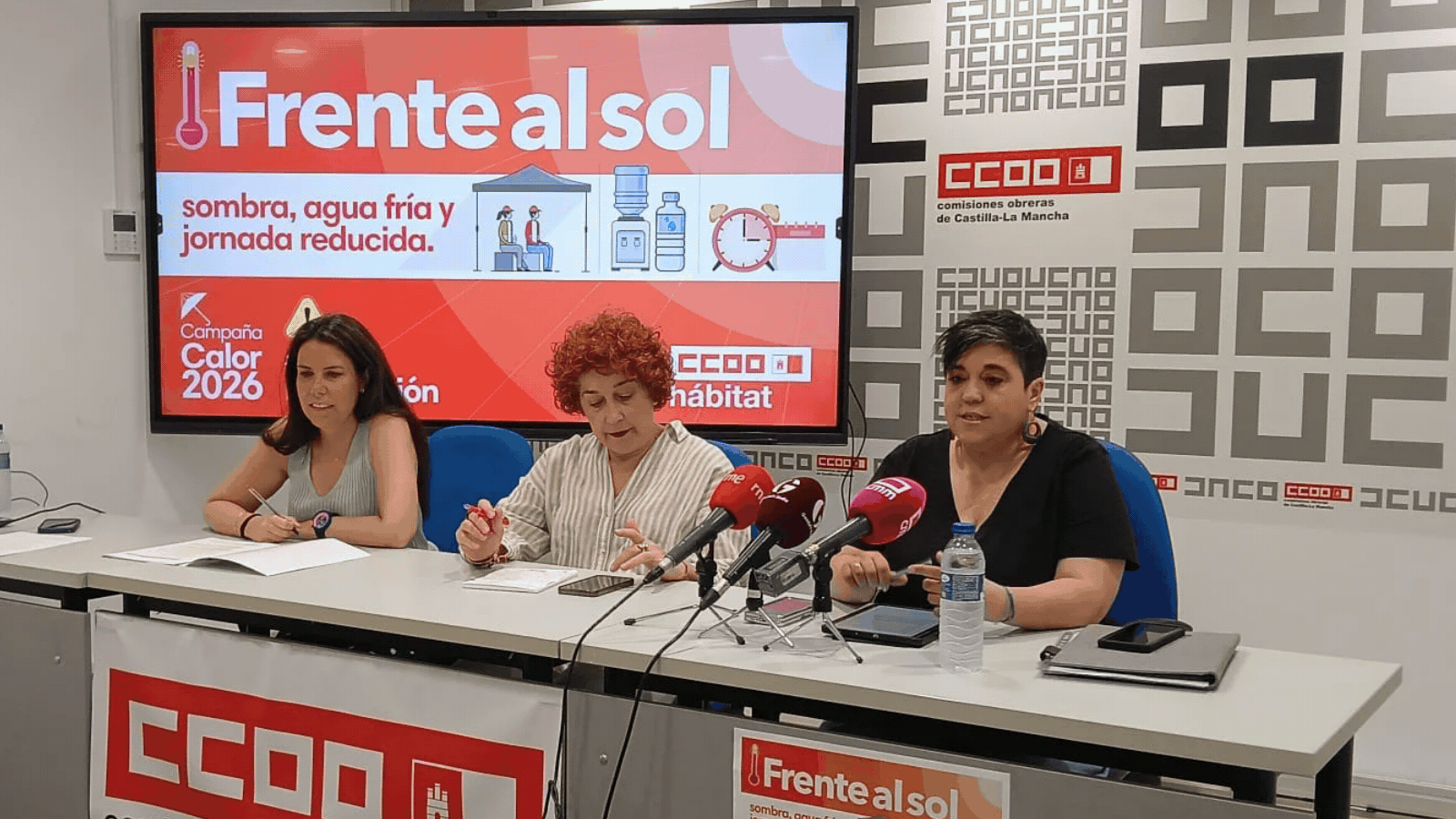CCOO del Hábitat de Castilla-La Mancha presenta su campaña de prevención frente al calor de 2026