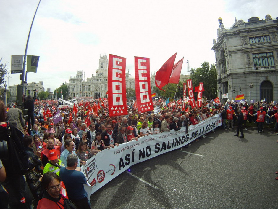 1º de Mayo en Madrid 2015