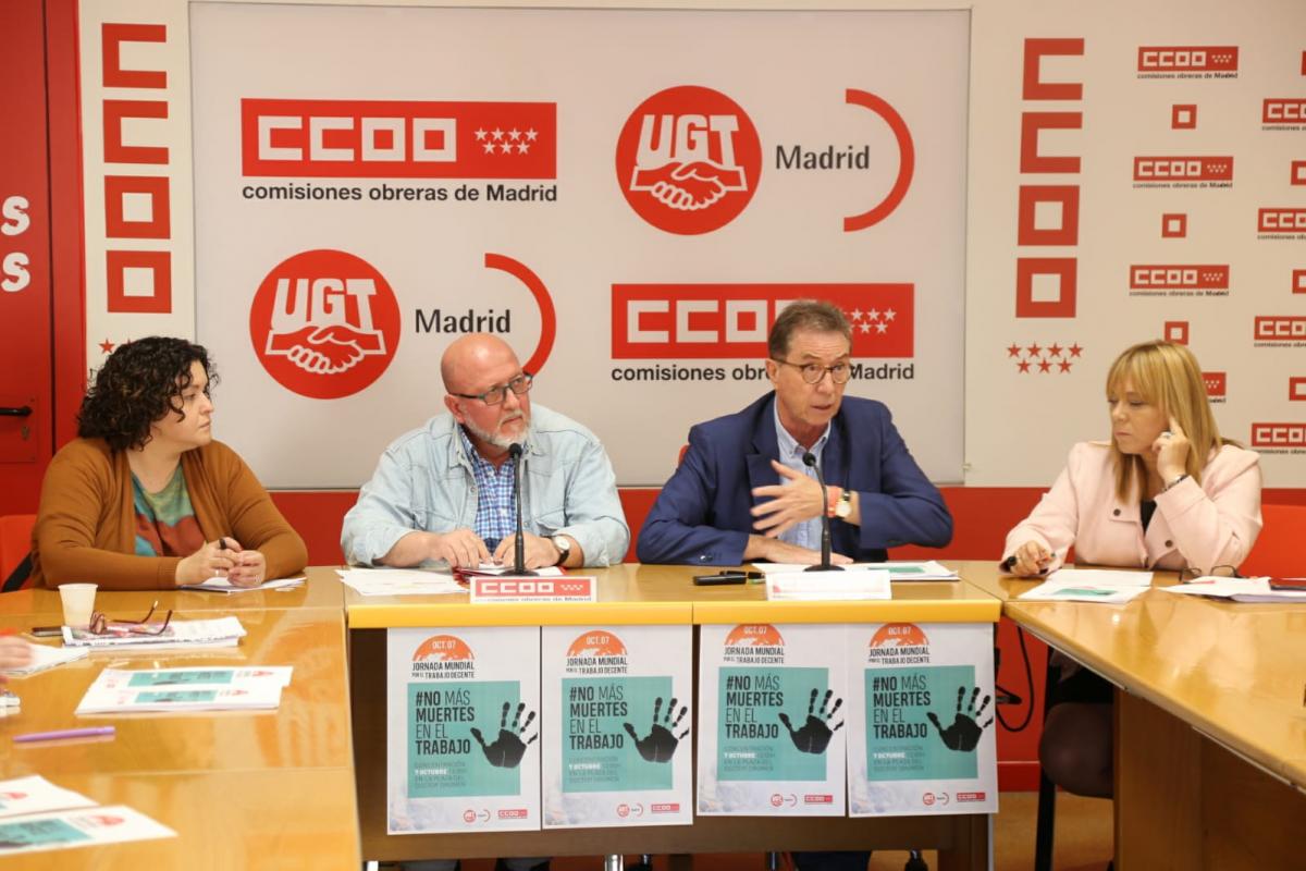 El 7 de octubre hay que dar un golpe encima de la mesa contra la siniestralidad laboral