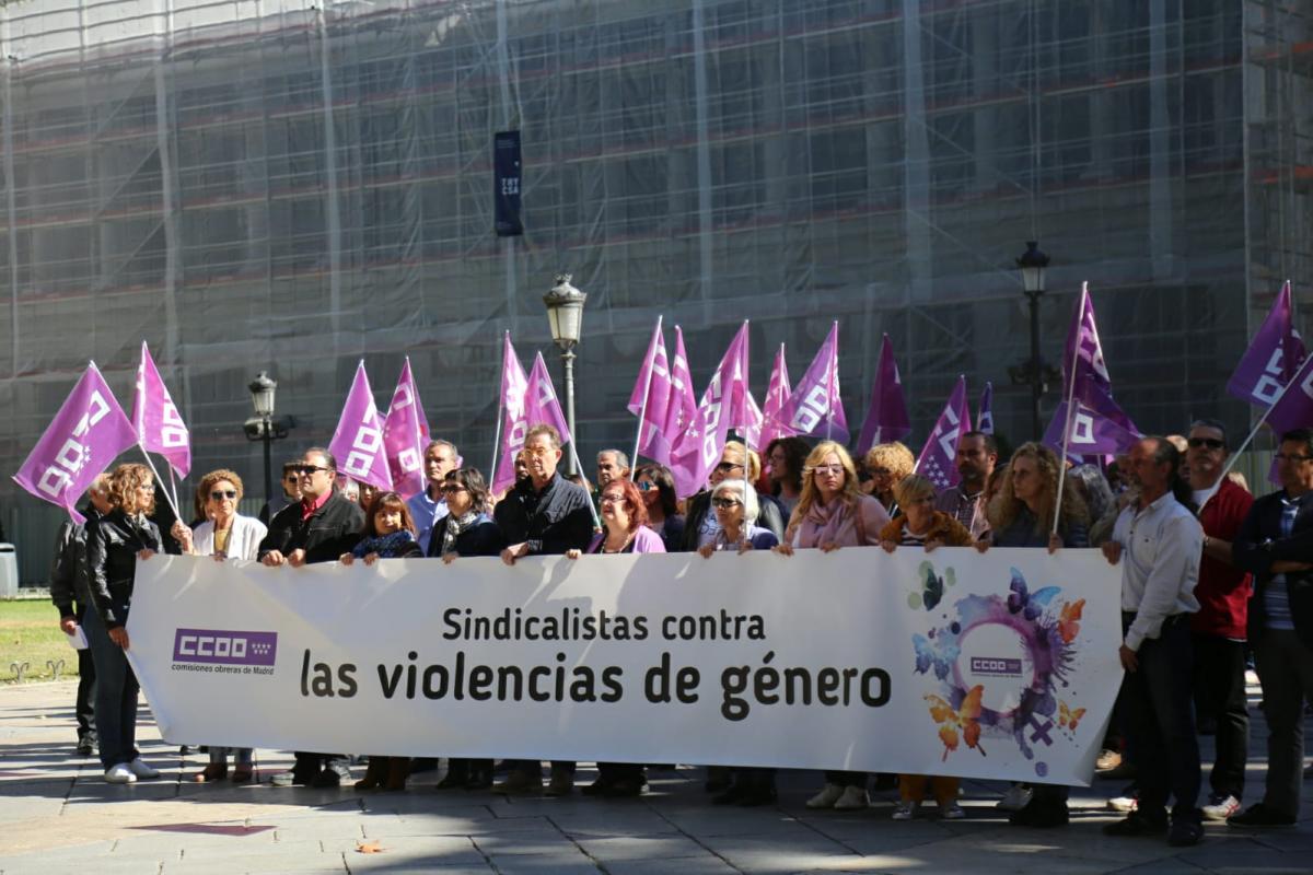 Concentración contra el terrorismo machista