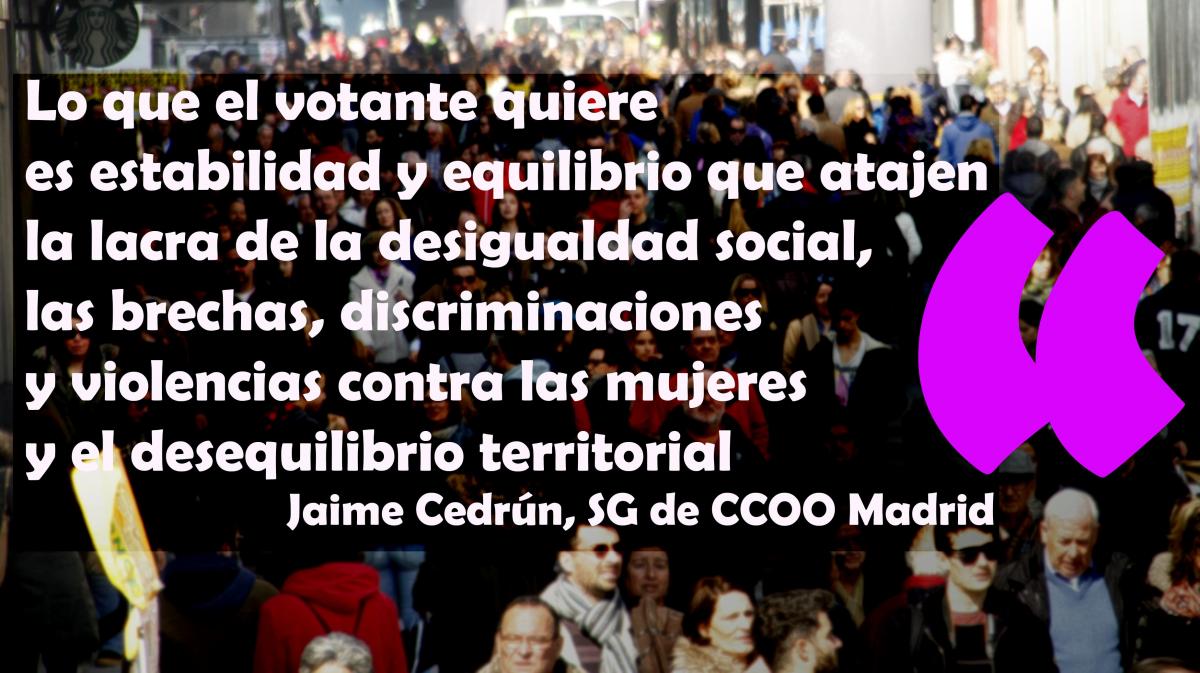 Artículo de opinión de Jaime Cedrún