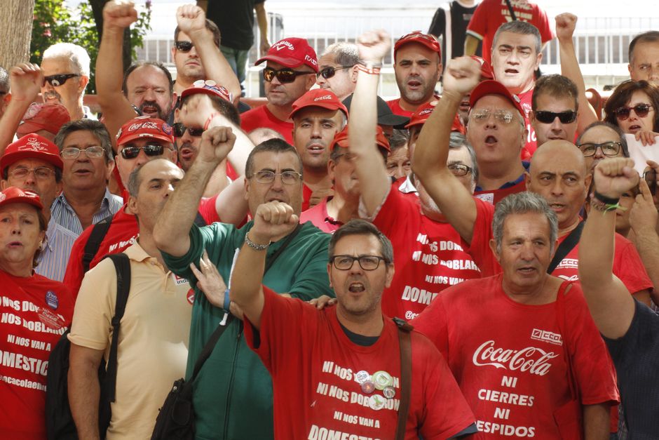 Concentración en apoyo a Juan Carlos Asenjo y en defensa del derecho de huelga