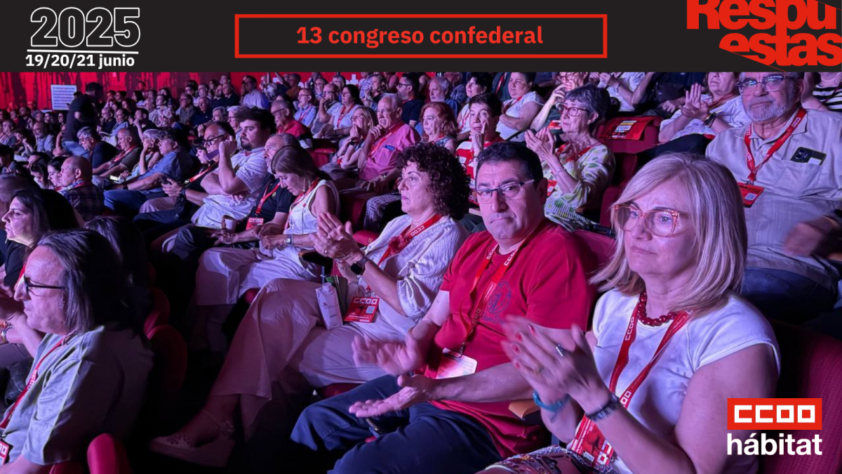 CCOO del Hbitat en el 13 Congreso Confederal