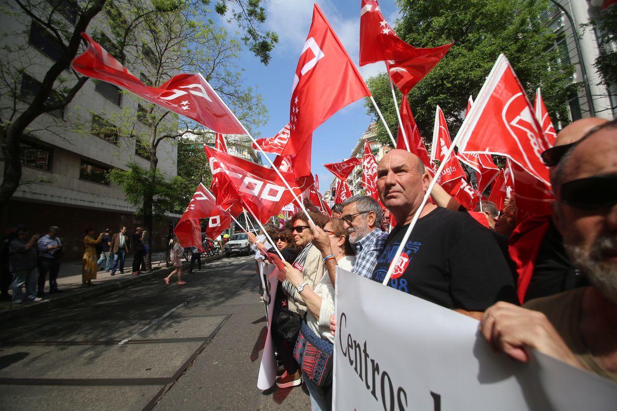 Concentración ante la CEOE - CEIM