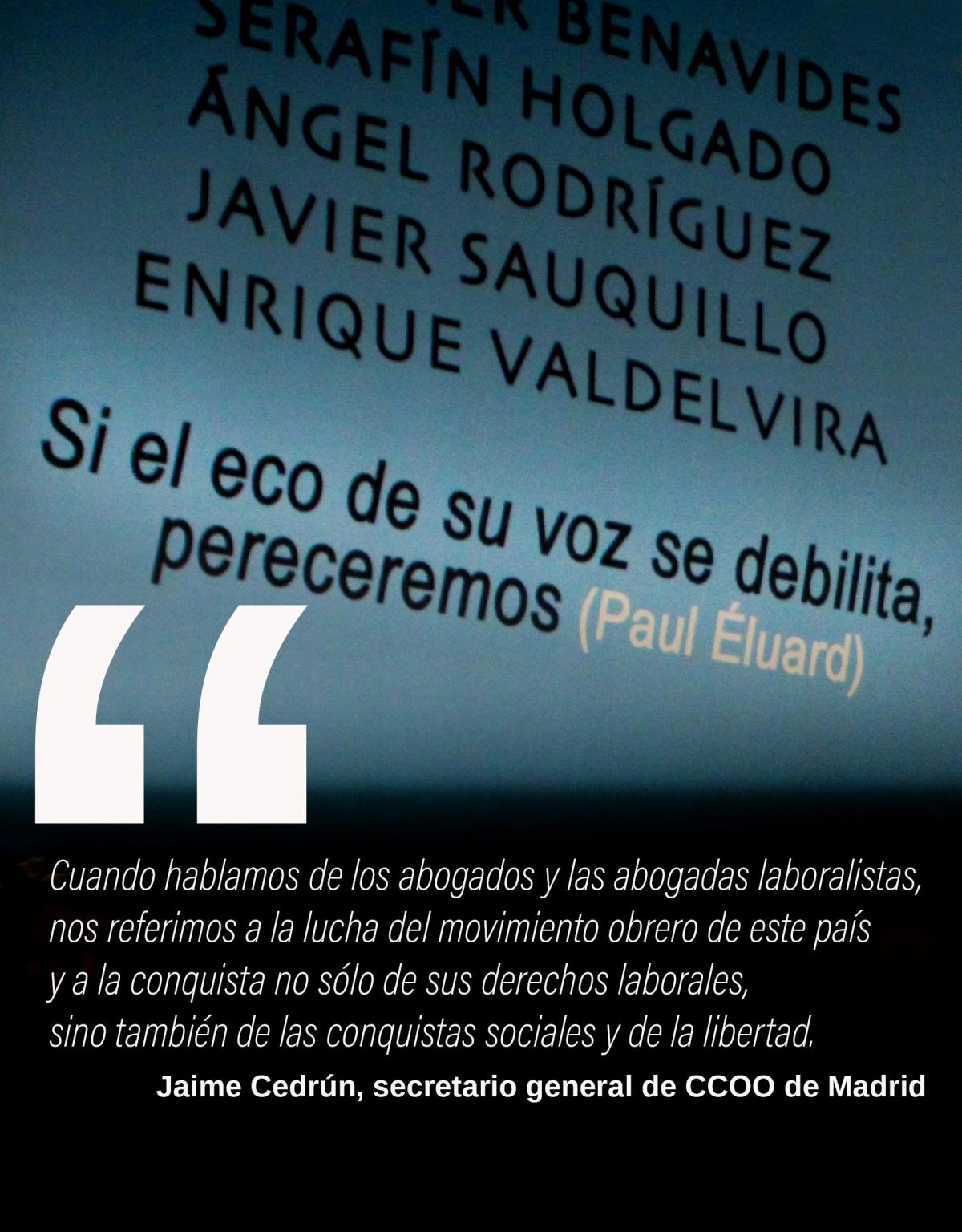 Artículo de opinión de Jaime Cedrún, 13 de junio 2019