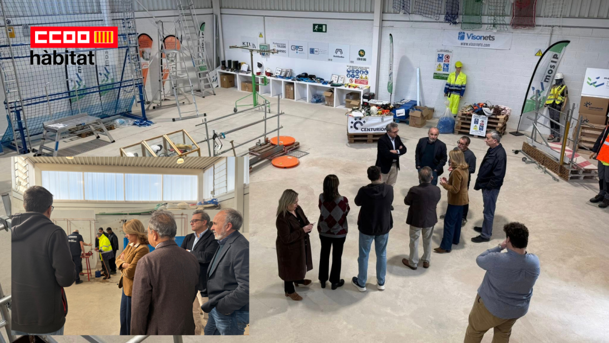 CCOO de l’Hàbitat del País Valencià participa en la visita de Susana Camarero a les instal·lacions de la FLC a Bétera.