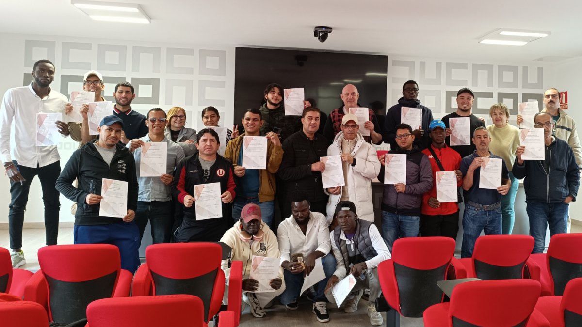 CCOO del Hábitat de Castilla y León forma a 22 nuevos profesionales de la construcción en Valladolid