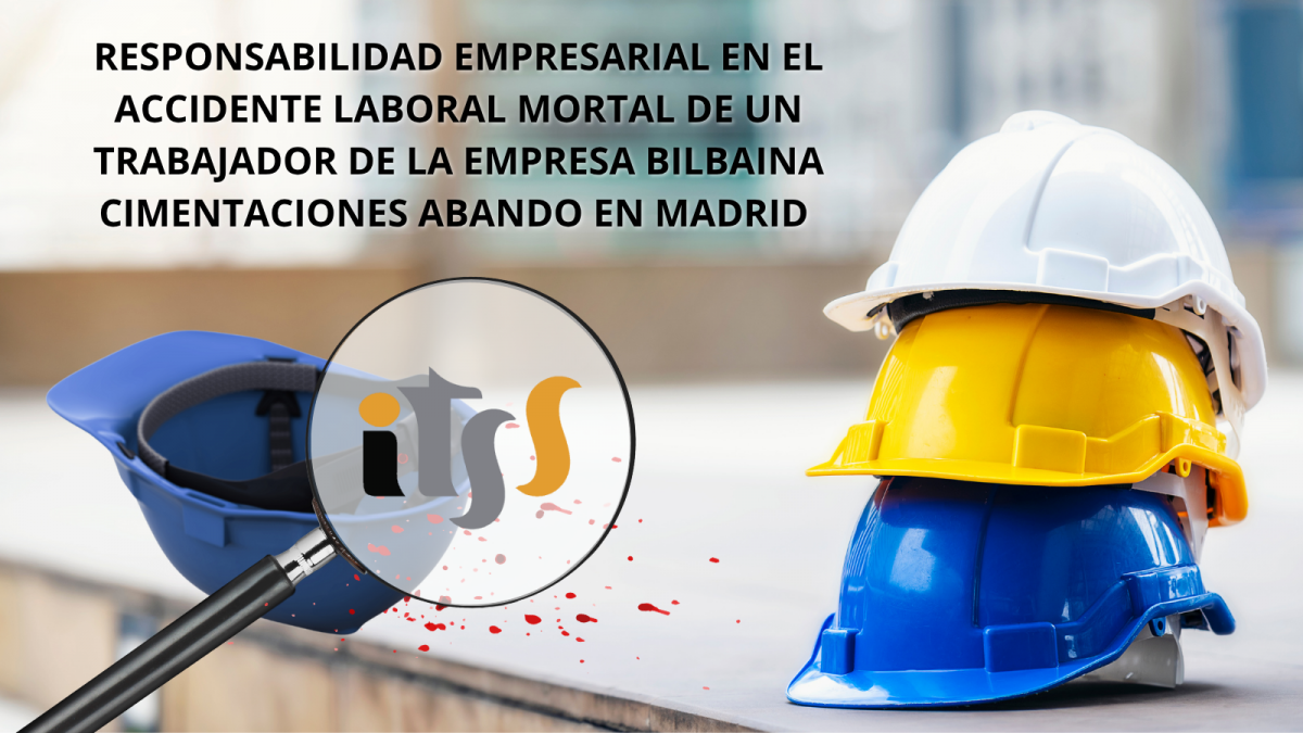 La Inspección de Trabajo ve responsabilidad empresarial tras la denuncia presentada por CCOO en el accidente laboral mortal de un trabajador de Cimentaciones Abando en Madrid