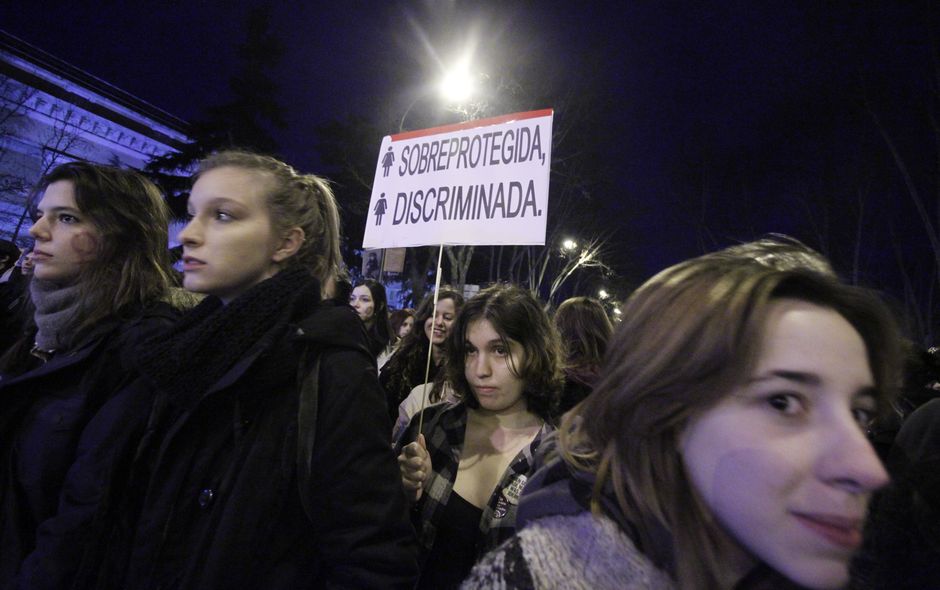 Manifestación Día Internacional de la Mujer Trabajadora, 8-3-2016