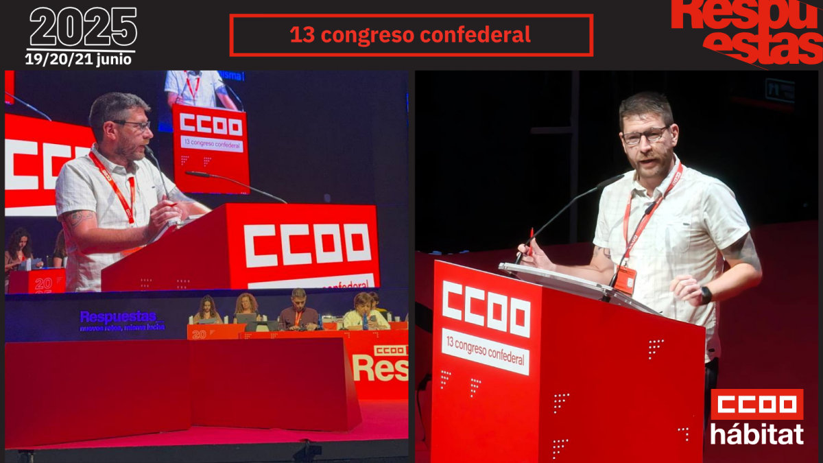 CCOO del Hbitat en el 13 Congreso Confederal