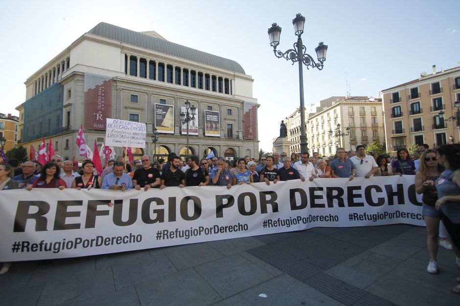 Manifestación #RefugioporDerecho, Día Mundial de las Personas Refugiadas