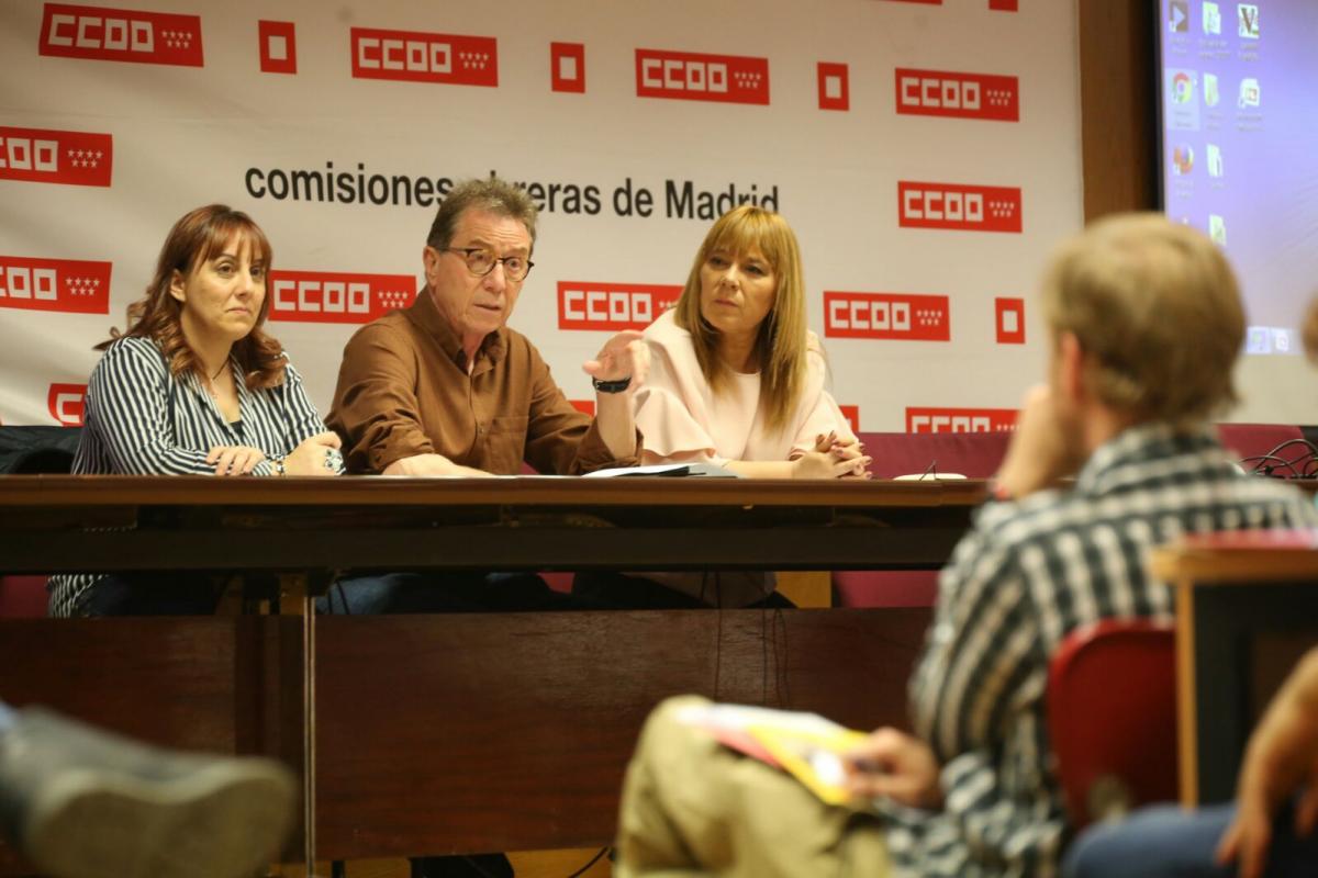 De izquierda a derecha, Sheila  Mateos, Jaime Cedrún y Carmen Mancheño