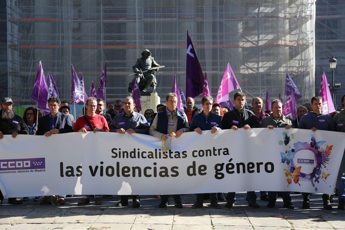 Los hombres de CCOO, también contra la violencia machista