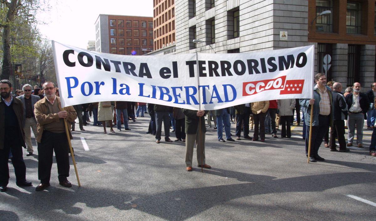 Concentración contra el terrorismo