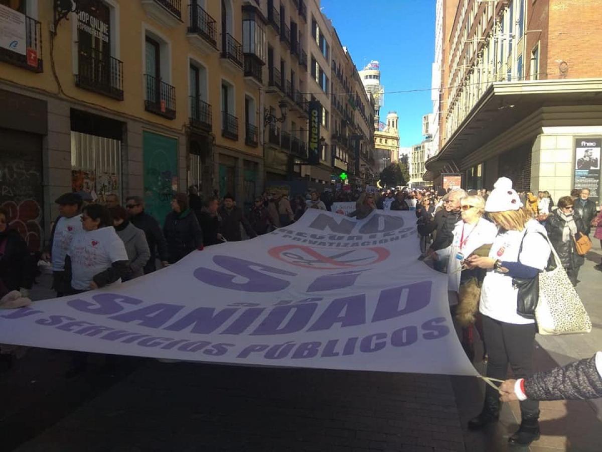 76ª Marea Blanca en Madrid