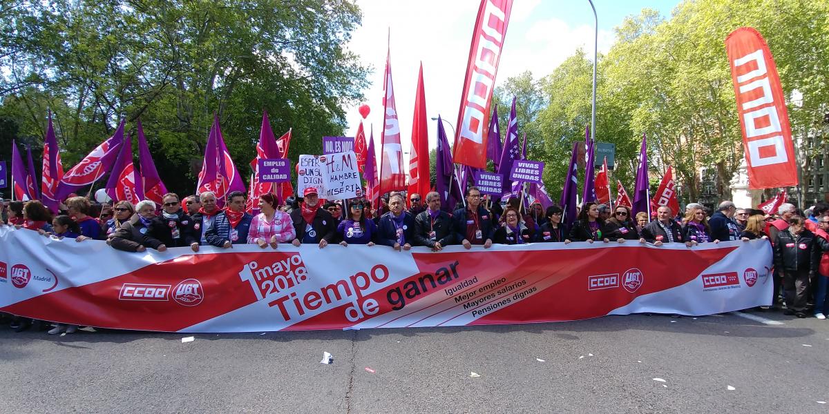 Cabecera de la manifestación