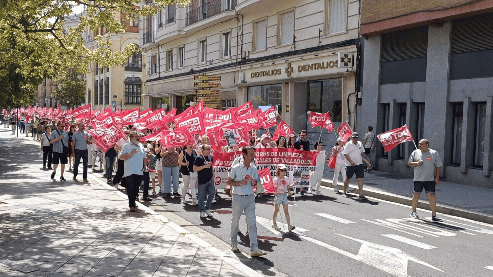 Continúan las movilizaciones en el sector de Limpieza de Edificios y Locales de Valladolid