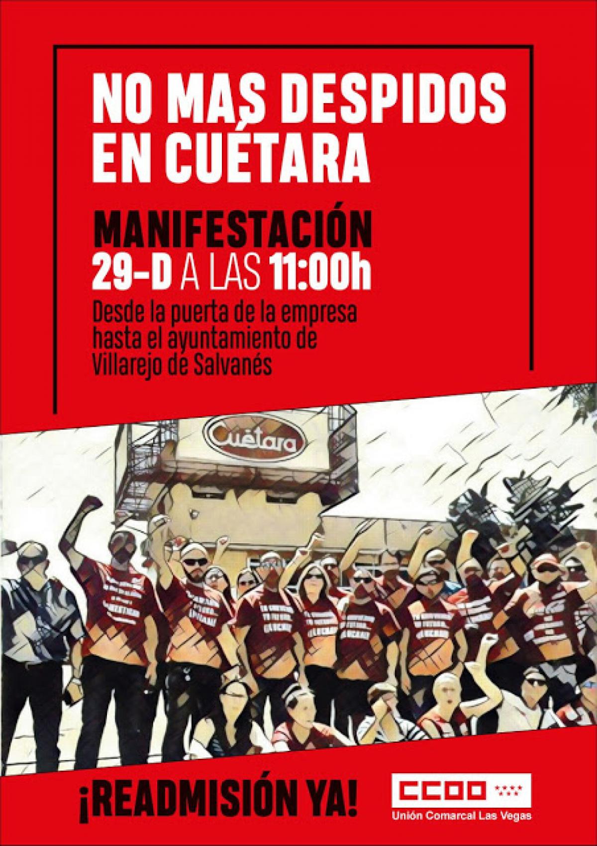 Manifestación Cuétara 29D
