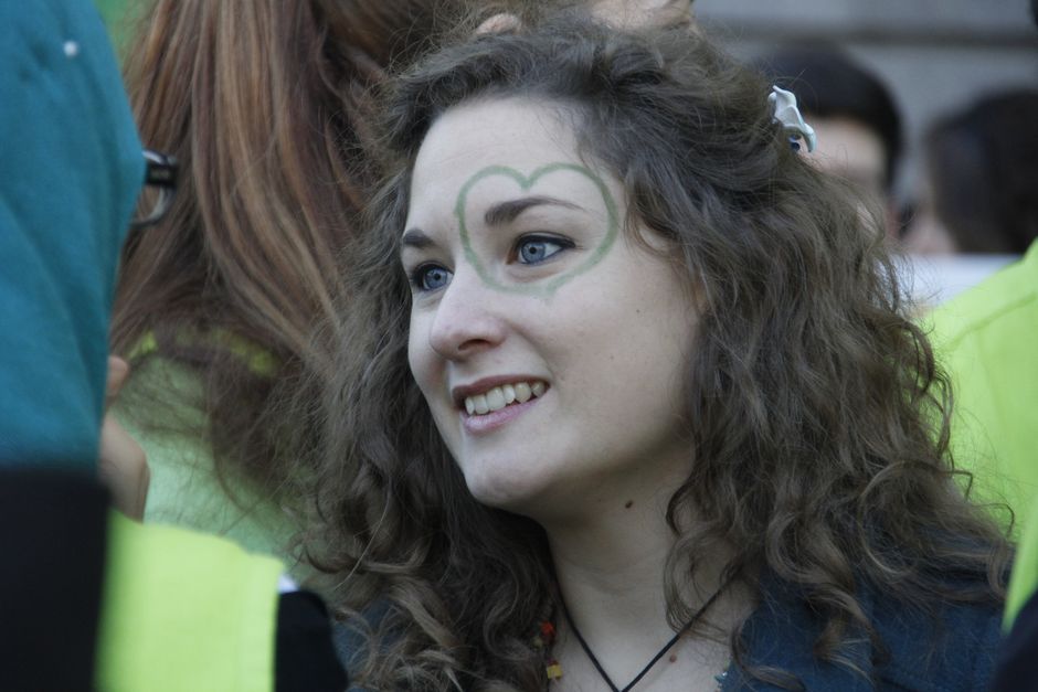 Marcha por el Clima "Frente al cambio climático, cambiemos de modelo" Madrid 29-11-2015