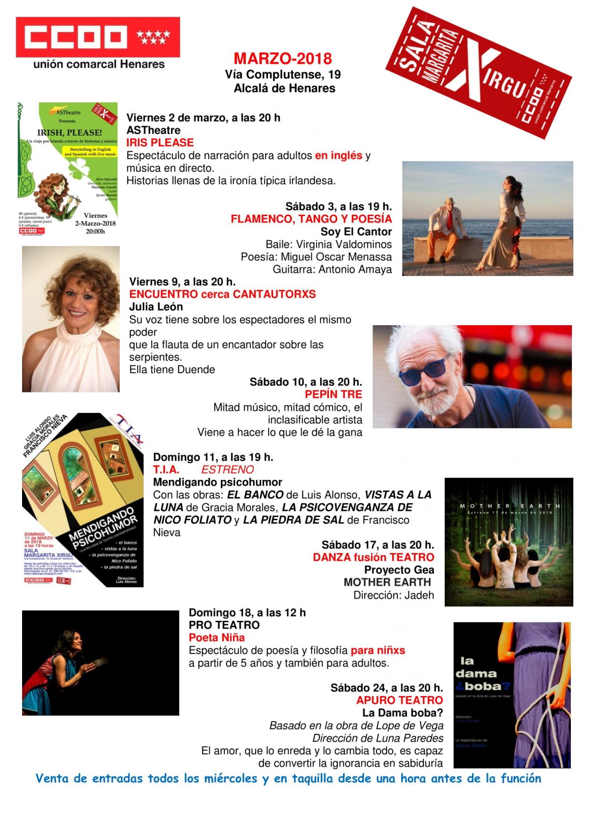 Programación marzo