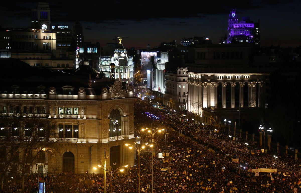 Manifestacion 8M, Día Internacional de la Mujer Trabajadora, Madrid 2019